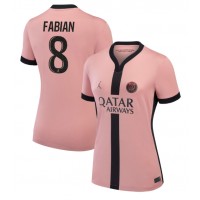 Maglia Calcio Paris Saint-Germain Fabian Ruiz #8 Terza Divisa Donna 2024-25 Manica Corta